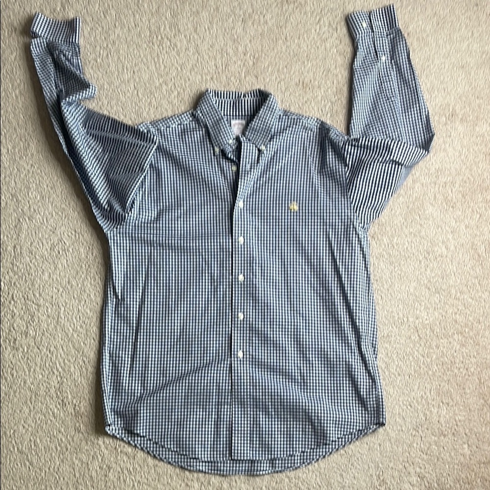 Brooks Brothers Blue Casual Button Down Shirt - Picture 4 of 7